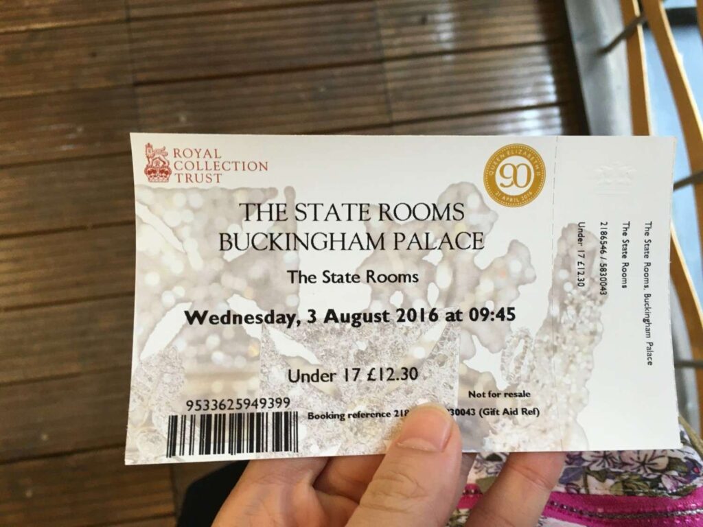 Buckingham Palace Student discount